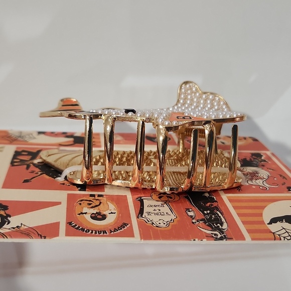 🔹️Piper K🔹️ BOO GHOST Metal HALLOWEEN Hair Clip - Picture 3 of 5